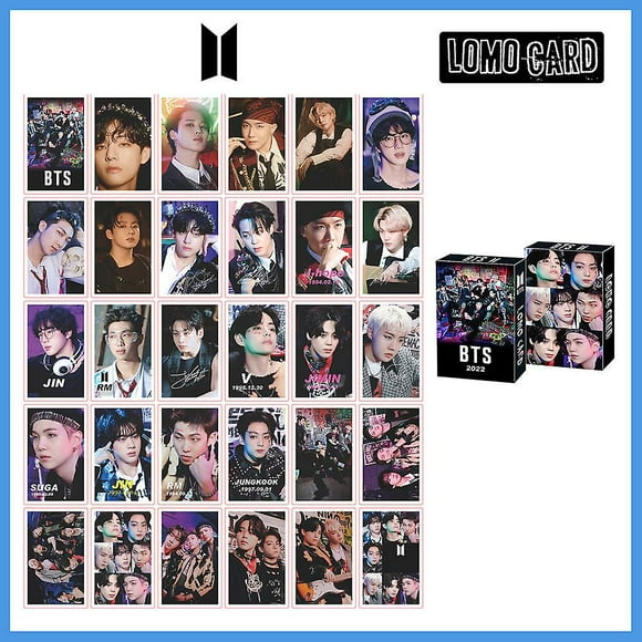 Bts Album Card 30pcs Star Peripheral Team Photo Print Photo Collection Lomo Card (FFIY)