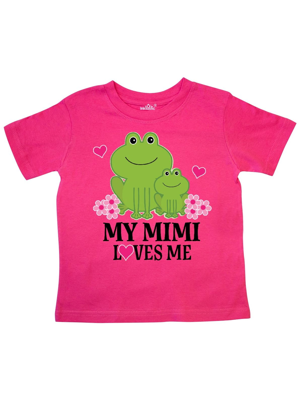 inktastic Mimi Loves Me Granddaughter Gift Toddler T-Shirt