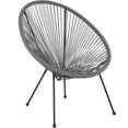 thumbnail image 1 of White Bungee Oval Lounge Chair, 1 of 7