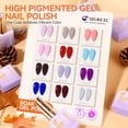 thumbnail image 3 of Set de Esmaltes de Gel Gelike ec 12 Colores 16 mL Libre de HEMA y TPO, 3 of 8
