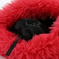 thumbnail image 4 of Bibifish Womens White Fluffy Puppy Shape Beanie Hat With Eye Decoration Soft Warm Lightweight Hat Daily Casual Wear Cute Trendy Hats, 4 of 4