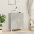 thumbnail image 1 of vidaXL Sideboard Concrete Grey 70x34x90 cm Engineered Wood, 1 of 5