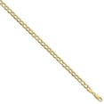 thumbnail image 2 of 10k Yellow Gold 5.25m SemiSolid Curb Link Chain, 2 of 4