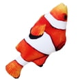 thumbnail image 2 of Electric Moving Fish Pet Toy Realistic Plush Simulation Wagging Fish Pet Kicker Toys Funny Interactive Pets, 2 of 5