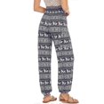 thumbnail image 2 of Conjunto de 3 pantalones harén para mujer, estilo bohemio de yoga de cintura alta con bolsillos., 2 of 5