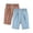 Brown, variant on 2PC Girls Bermuda Shorts Knee Length Straight Leg Short Loose Casual Cute Solid Drawstring Elastic Waist Jorts Summer Trendy Blue 12-13 Years