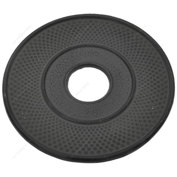 New Star International T7020BK Cast Iron Trivet Hobnail Design, 5½-Inch, Black