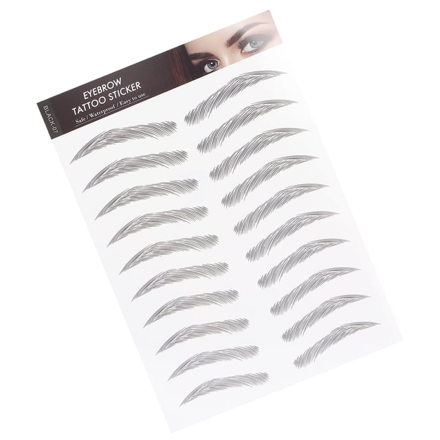 Pegatinas para cejas Jadeshay Transferencias resistentes al agua Duraderas