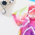 thumbnail image 6 of Tiijoy Girls Two Piece Swimsuit Tie Dye Heart Print Short Sleeve Rash Guard with Brief Bathing Suit, Sizes 1-2, 6 of 7