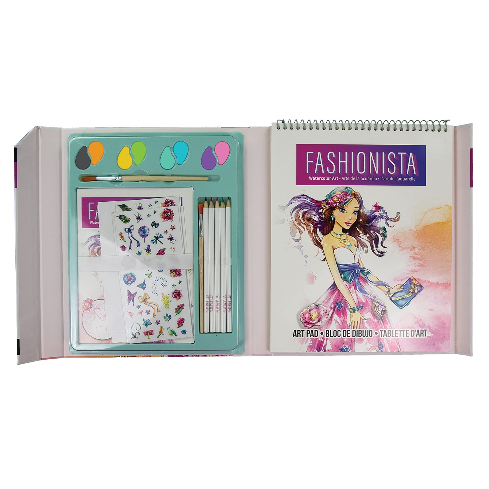 Style Me Up, Fashionista, Watercolor Painting Kit