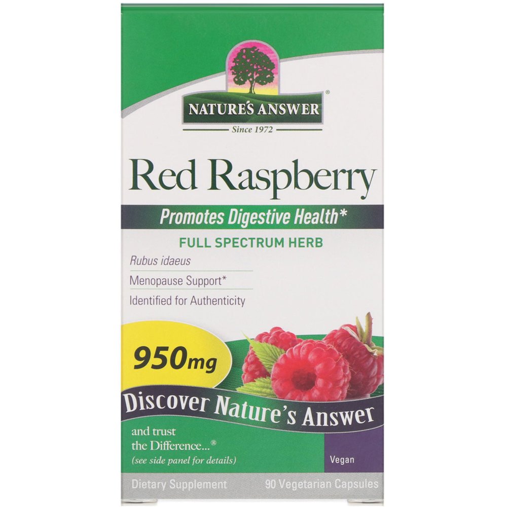 Nature's Answer Red Raspberry Leaf 90 Capsules