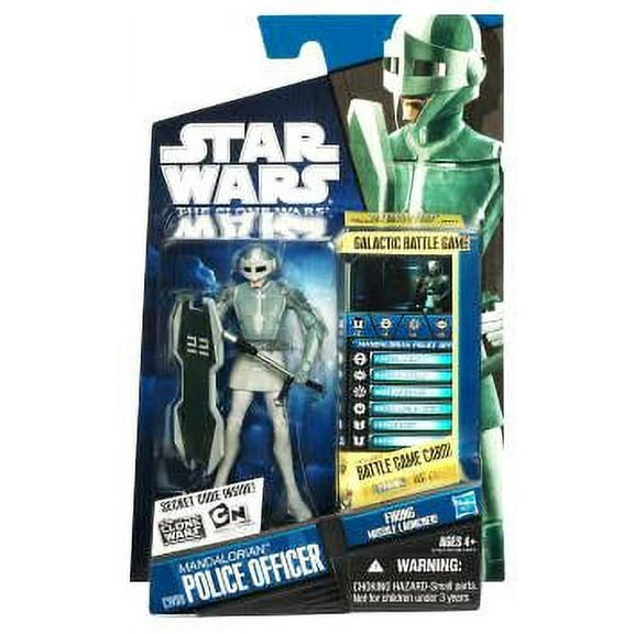 Star Wars Clone Wars 2010 Mandalorian Police Officer Action Figure