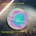 thumbnail image 2 of Dosaele Size 7 Glowing Reflective Basketball Battery-Free Light Up Basketball Glow, 2 of 9