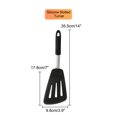 thumbnail image 2 of Silicona Ranurado Volteador Calor Resistencia ant*-Arañazos Cocina Volteador ant*adherente Volteador para Cocinar Raspar Negro, 2 of 7