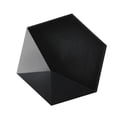 thumbnail image 5 of KAKOWELY Hexagon Shape Wall Floating Shelves Plastic Black For Bedroom 1Pcs 10 x 8.7 x 3.3in, 5 of 11