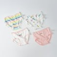 thumbnail image 3 of 2-10T Little Girls' soft and breathable Comfort Panty Briefs Toddler Undies Cotton Bikini Underwear Pack of 4, 3 of 4