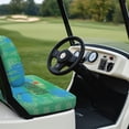 thumbnail image 6 of Pzuqiu Golfbound 2-Piece Golf Cart Seat Covers | Breathable Washable Universal Protection for Most 2-Seater Golf Carts, 6 of 10