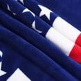 thumbnail image 6 of Sherpa Fleece Blanket National Flag Print Patriotic Plush Soft Warm Reversible Polar Throw for Couch Bed by Catalon, 6 of 6