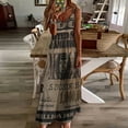 thumbnail image 4 of 1 Million Dollar Bill Sleeveless Dress Loose Women's Dress Dresses Luxury Evening Dresses, 4 of 9