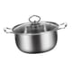 thumbnail image 4 of Cacerola para leche, cacerola, sartén de 18 cm y 22 cm, olla para sopa, utensilios de cocina para Olla de sopa de 20 cm., 4 of 9
