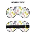 thumbnail image 2 of Xecao Hawaiian Coconut Tree for Soft Fluffy Sleeping Blindfold, Nap eye cover tailored for the utmost comfort for girls, women, kids, and adults., 2 of 7