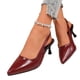 thumbnail image 4 of Zapatos Negros Versátiles de Punta Del Dedo Del Pie de las Mujeres de Tallón Alto de 6,5 cm para el Estilo de Primavera / Verano de Moda Y Cómodo, 4 of 9