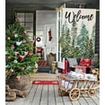 thumbnail image 2 of Welcome Winter House Flags for Outdoor Decoration, Christmas Watercolor Forest Large Yard Flag, Decorative Xmas Seasonal Farmhouse Holiday Outside Decor 28x40 Inch Vertical Double Sided, 2 of 6