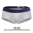 thumbnail image 4 of Xtremen Fashion Underwear 91243 Microfiber Trunks Color White Size XL, 4 of 5