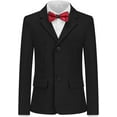 thumbnail image 3 of Lycody 3 Piece Boys Formal Slim Fit Suits Teen Casual Tuxedo Suits for Kids Wedding Ring Prom Bearer Outfit with Blazer Multicolor Jacket Pants and Vest 2-20 Years, 3 of 8