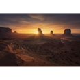 thumbnail image 3 of Pablo De, Juan 18x13 Black Modern Framed Museum Art Print Titled - Monument Sunrise., 3 of 5