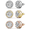 Mixed, variant on Cate & Chloe Pack of 3 - Ariel 18k White Gold Plated Women's Stud Earrings with Simulated Diamonds