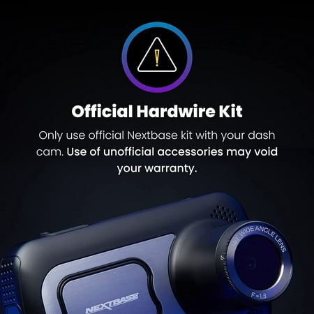 Hardwire Kit for all Nextbase Dash Cameras - Black