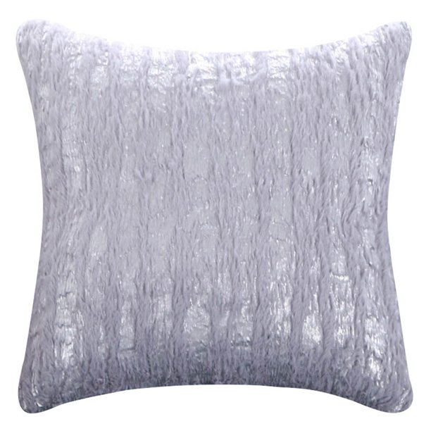 Funda de almohada de felpa, funda de almohada para el hogar, funda de cojín de sofá de Color sólido, funda de almohada de tela para cabecera Wmkox8yii HFSH4381