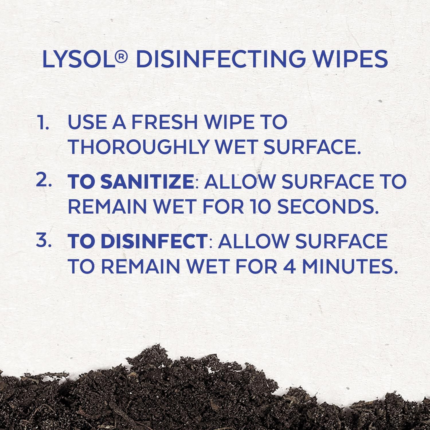 LINGETTES DÉSINFECTANTES LYSOL® en paquet plat, cascade de printemps, 84 ct 84 lingettes