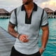 thumbnail image 5 of Gibobby Camisas Tipo Polo para Hombre Playera Polo Hombre Manga Corta Moda Casual Camisa(Gris,M), 5 of 5