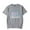 Gray, variant on Split Fiction T-shirt loose summer fashion popular pattern casual short sleeved T-shirt top