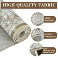 thumbnail image 6 of Garvee 5x7 Area Rugs for Living Room, Non Slip Machine Washable Retro Rugs Low Pile Stain Resistant Print Rugs Vintage Soft Nursery Carpet for Bedroom Dining Room Home Office, Khaki, 6 of 10