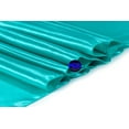 thumbnail image 3 of MDS Pack of 10 Wedding 12 x 108 inch Satin Table Runner for Wedding Banquet Decoration- Teal, 3 of 6