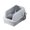 Grey, variant on Extra Large Stainless Steel Litter Box for Big Cats Litter Pan with High Sides | Anti-Urine Leakage, Non-Stick & Odor Resistant | Easy Cleaning Pet Toilet Supplies with Scoop Included