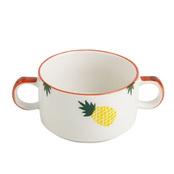 Yuungoou Bouillon Cups, French Onion Soup Bowls With Handles, French Onion Soup Crocks Oven Safe, Microwave Soup Bowl, Soup Mug-A-4x4x2.4inch, 12oz