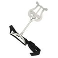 thumbnail image 1 of Minkissy 1Pack Portable Music Sheet Stand Iron Silver for Musical Instruments in Practice, 1 of 8