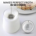 thumbnail image 2 of Batidor triple Milk Frother Zulay Kitchen Tornado con pilas, 2 of 7