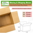 thumbnail image 2 of 22x18x10 Moving & Shipping Boxes, Extra Strength, Heavy-Duty Corrugated Cardboard Boxes for Packing, Storage, Shipping, Transport, Commerce (25), 2 of 3