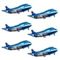 thumbnail image 1 of Globos de Avión MPRVAKYF 31" Azul Decoración para Fiesta 6 unidades, 1 of 2