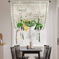 thumbnail image 3 of St. Patrick's Day Balloon Curtains for Bedroom/Front Door/Bathroom, Green Truck Shamrock Gold Coin Wooden Tie Up Curtains 63 Inch Length Light Filtering Kitchen Curtains Shades for Windows 46"x63", 3 of 8