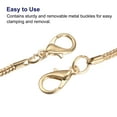 thumbnail image 4 of Uxcell Purse Chain Strap, 43" Purse Straps Shoulder Cross Body Replacement Strap, Gold, 4 of 5