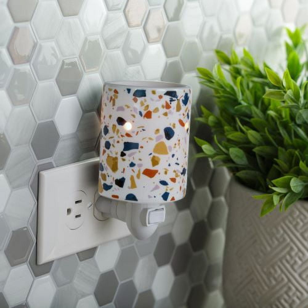 Mainstays Terrazzo Pluggable Wax Melt Fragrance Warmer