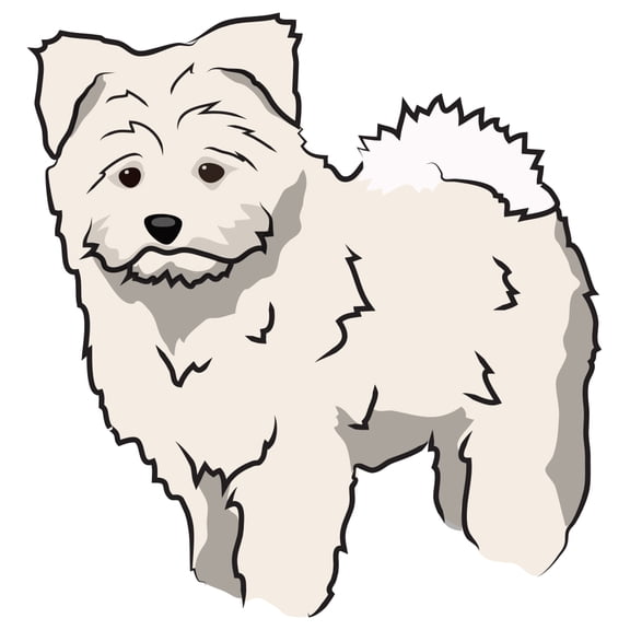 Pomapoo Decal | Indoor/Outdoor | Dog Lover Super Cute Sticker for SUV Windows, Dorm Rooms, Bedroom, Offices | SignMission personalized gift | 12"