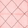 thumbnail image 1 of Ahgly Company Indoor Square Solid Red Modern Area Rugs, 5' Square, 1 of 4