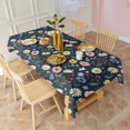thumbnail image 3 of Pioneer Flower Floral Print Pattern Rectangle Tablecloth 60"x102", Waterproof Polyester Table Cloth, Wipeable Spillproof for Dining Camping Indoor Outdoor, 3 of 6